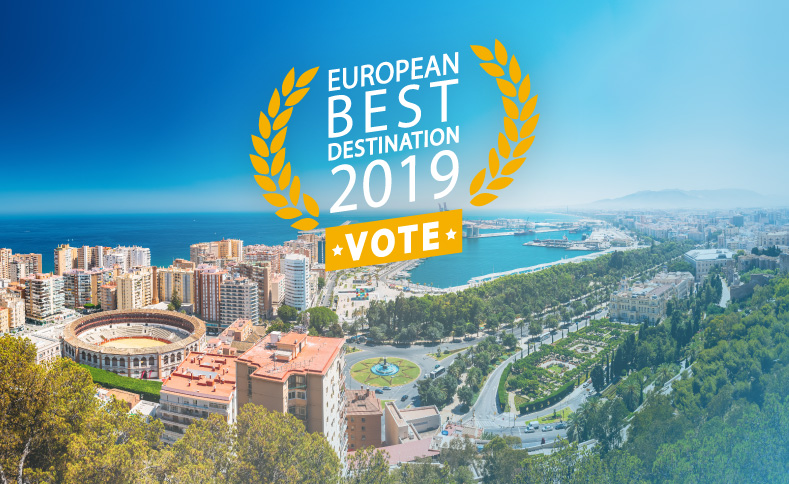 Malaga is nominated for 20 Best European destinations 2019! Voting takes place now!